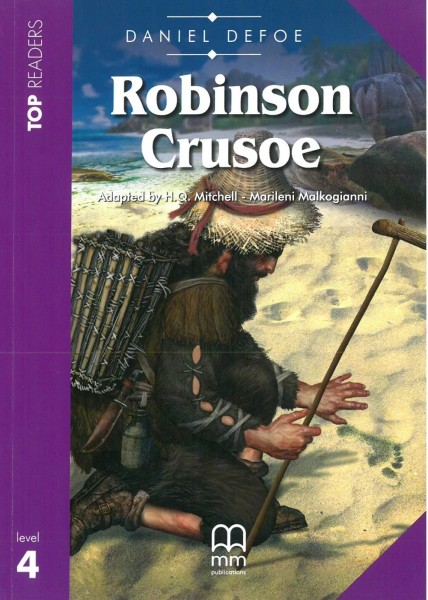 Фото Top Readers 4: Robinson Crusoe Intermediate Book with CD