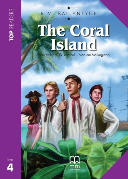 Фото Top Readers 4: The Coral Island Intermediate Book with CD