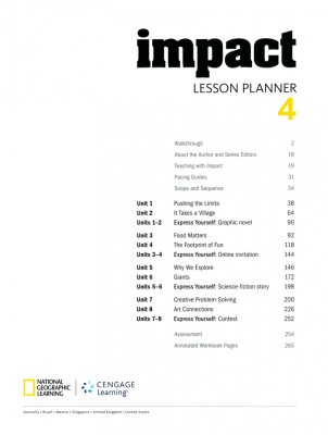 Impact 4. Lesson Planner + Audio CD + Teacher's Resource CD + DVD