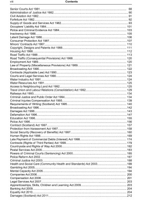 Core Statutes on Contract, Tort and Restitution 2012-2013