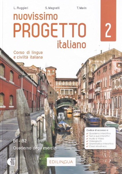 Фото Progetto Italiano Nuovissimo 2 (B1-B2) Quaderno degli esercizi + CD Audio
