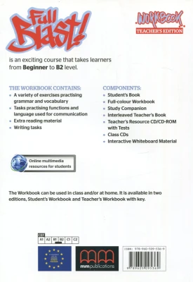 Full Blast! B1+ Workbook. Teacher's Ed.
