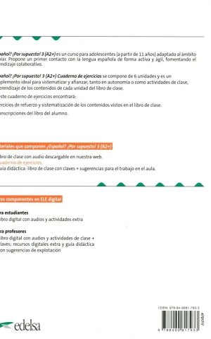 Espanol Por supuesto 3 (A2+). Cuaderno de Ejercicios