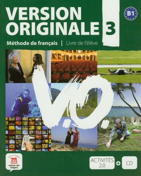 Фото Version Originale 3 - Livre de l'e'le`ve + CD et DVD