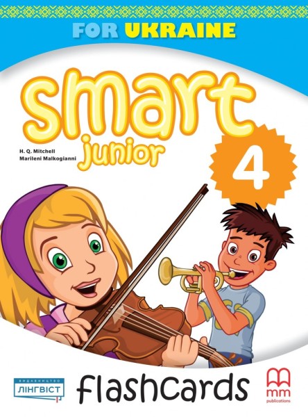 Фото Smart Junior 4. Flash Cards (for Ukraine, НУШ)