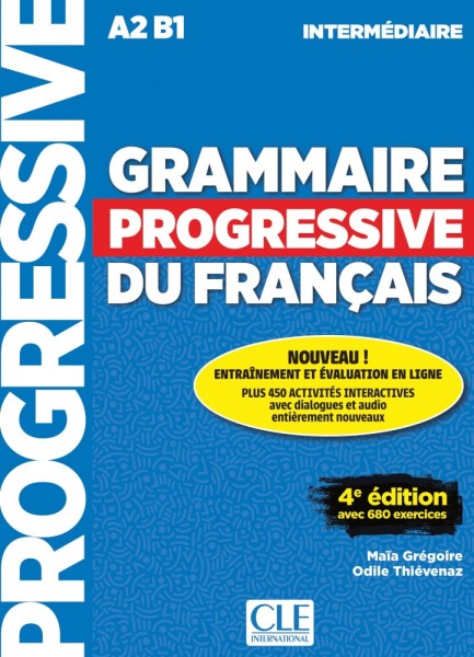 Фото Grammaire Progressive du Francais 4e Edition Intermediaire Livre + CD + Livre-web 100% interactif