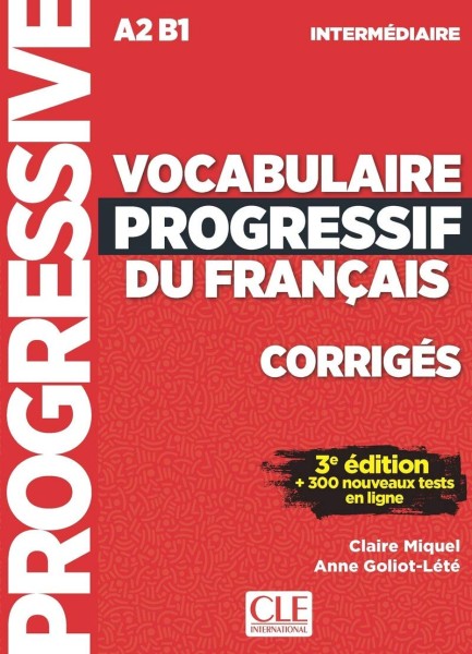 Фото ocabulaire progressif du français. Niveau intermédiaire (A2/B1). Corriges