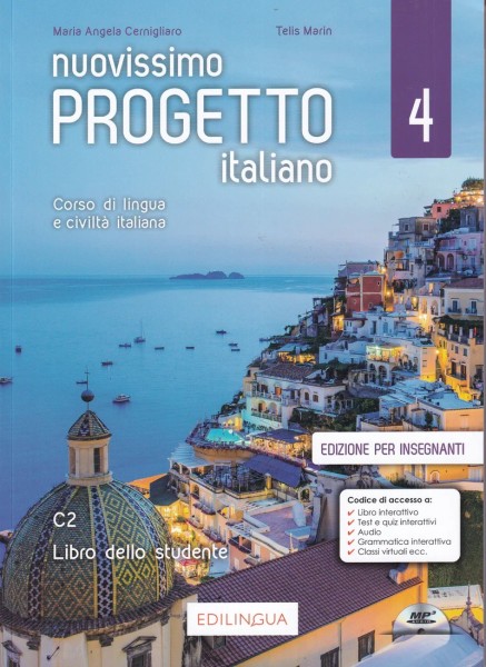 Фото Progetto Italiano Nuovissimo 4 (C2) Libro dell’insegnante + CD Audio