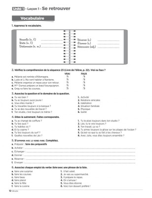 Tendances A2 Cahier d'activites