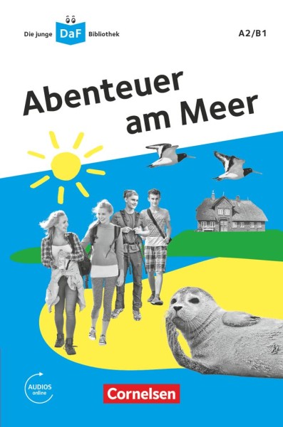 Фото Die DaF-Bibliothek: A2/B1 Abenteuer am Meer Mit Audios-Online
