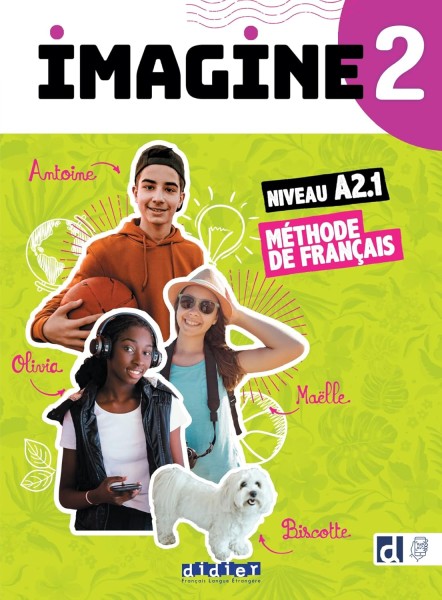 Фото Imagine 2 A2.1 Livre + DVD-rom + didierfle.app