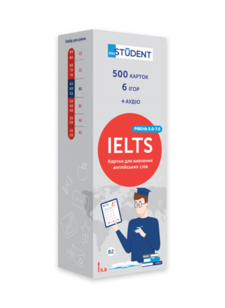 Фото Картки для вивчення англійських слів. IELTS (500) рівень 5.0-7.0
