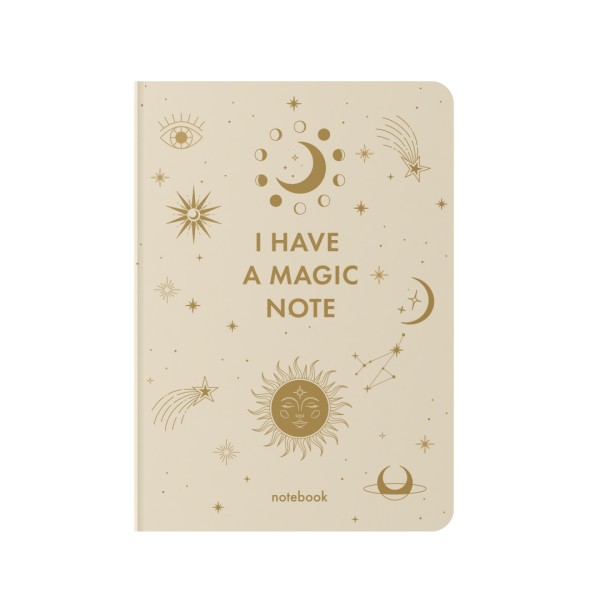 Фото Блокнот "I have MAGIC plan" бежевий