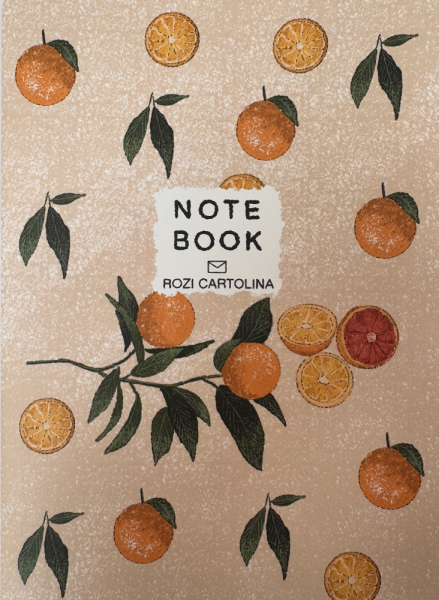 Фото Блокнот. Notebook. Апельсин
