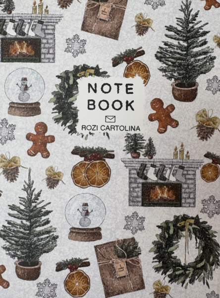 Фото Блокнот. Notebook. Новорічний білий