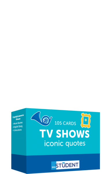 Фото Картки для вивчення англійських слів. TV Shows (105) англійська