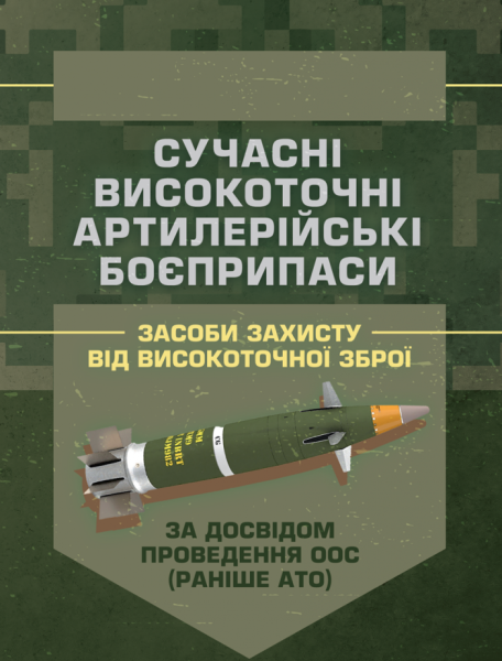 Фото Сучасні високоточні артилерійські боєприпаси. Способи захисту від високоточної зброї (за досвідом проведення ООС (раніше АТО))
