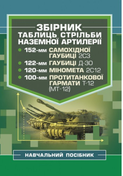 Фото Збірник таблиць стрільби наземної артилерії