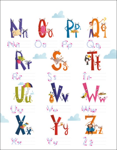 Фото English for kids: My Funny ABC Sticker Book