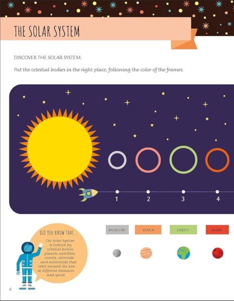 Фото My First Book About Space: Montessori Activity Book
