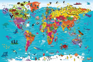 Фото Collins Children’s World Map New