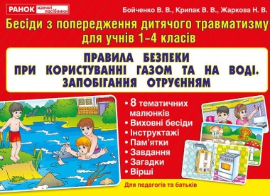 Фото Правила безпеки при користуванні газом та на воді. Запобігання отруєнням