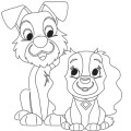 Фото Disney Маля. Гра з кольором. Леді та Бродяга 2