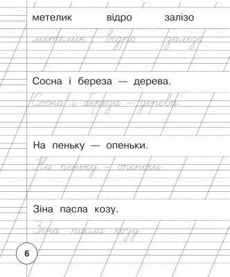Українська мова. 1 клас. Зошит для списування