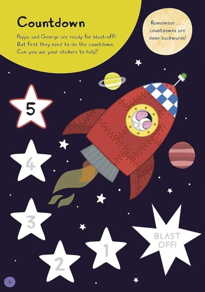 Фото Peppa Pig: Peppa in Space. Sticker Activity Book