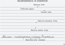 Вчимося писати в широку лінійку