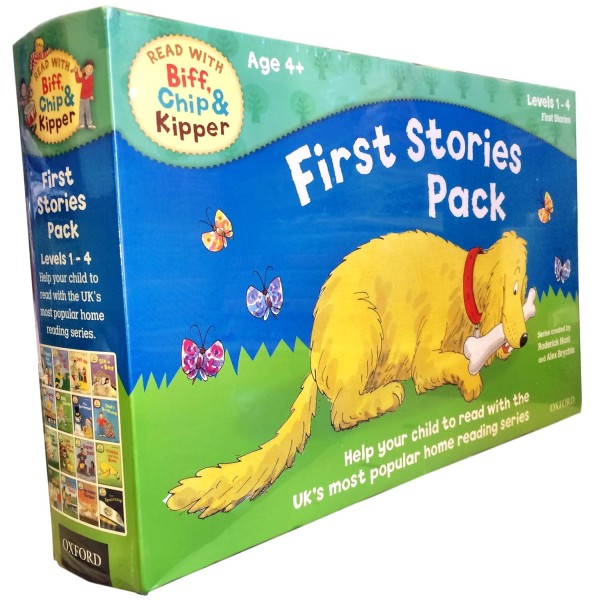Фото Oxford Read With Biff Chip Kipper. First Stories. Collection 16 Books Set (Level 1-4)