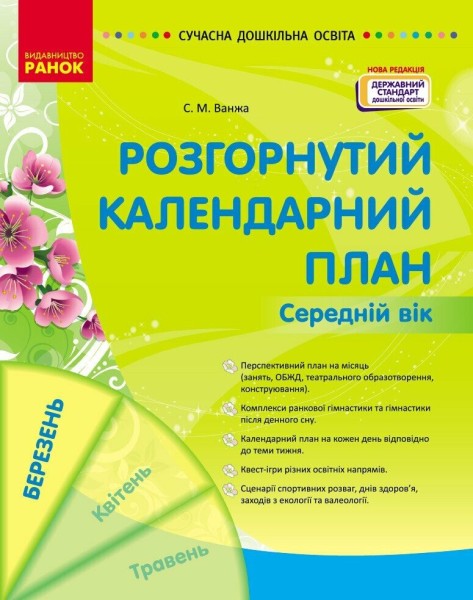Фото Розгорнутий календарний план. Середній вік. Березень. Сучасна дошкільна освіта