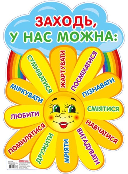 Фото Плакат. Заходьте будь ласка. Сонечко