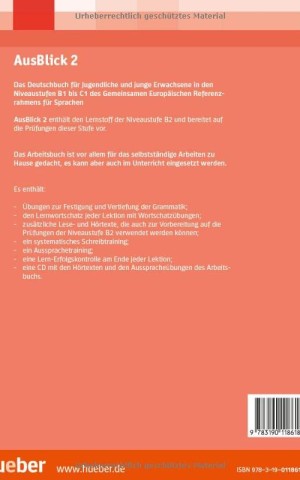 Ausblick: Arbeitsbuch 2 mit eingelegter Audio-CD