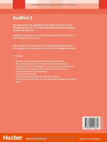 Фото Ausblick: Arbeitsbuch 2 mit eingelegter Audio-CD