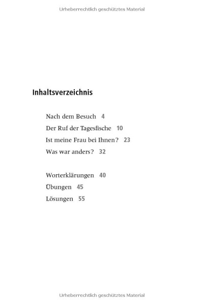 Фото Der Ruf der Tagesfische und andere Geschichten - Leseheft B2