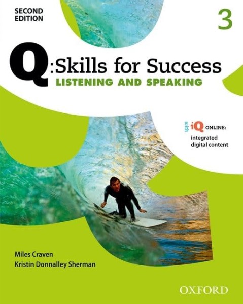 Фото Q Skills for Success 2nd Edition. Listening and Speaking 3 Student's Book + iQ Online