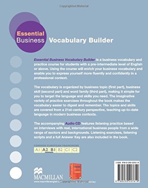 Фото Essential Business Vocabulary Builder: Students Book Pack British English