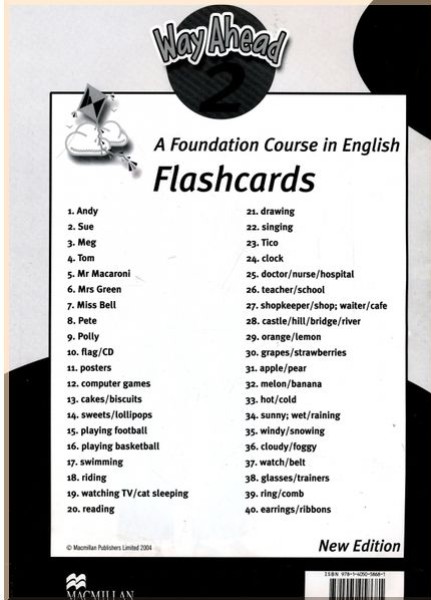 Фото Way Ahead Revised 2 Flashcards