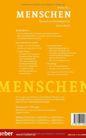 Menschen B1.1 Arbeitsbuch mit Audio-CD