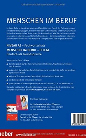 Menschen im Beruf. Pflege A2, Kursbuch + CD