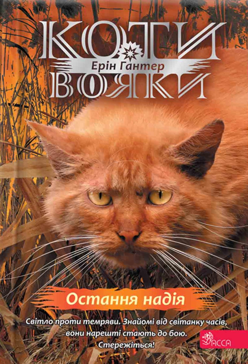 Обкладинка Остання надія. Коти-вояки. Знамення Зореклану. Книга 6