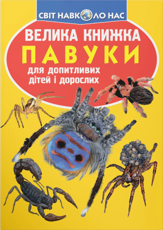 Обкладинка Велика книжка. Павуки