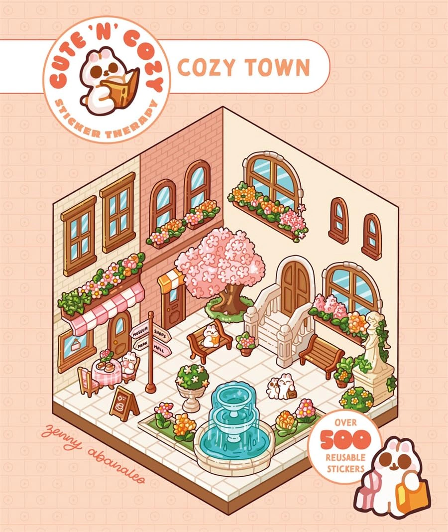 Cute 'n' Cozy Sticker Therapy. Cozy Town — фото 2