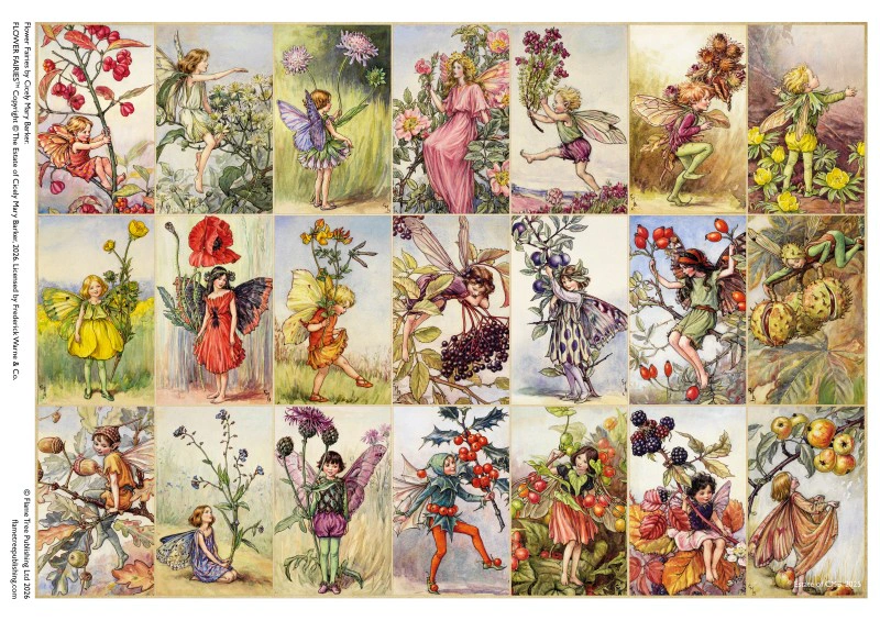 Special Edition Adult Foiled Jigsaw Puzzle Flower Fairies 1000 Pieces — фото 2