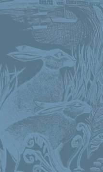 Angela Harding: Rathlin Hares Artisan Art Pocket Notebook — фото 2