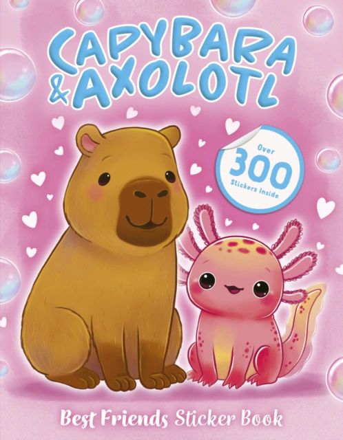 Best Friends Sticker Book: Capybara and Axolotl — фото 2