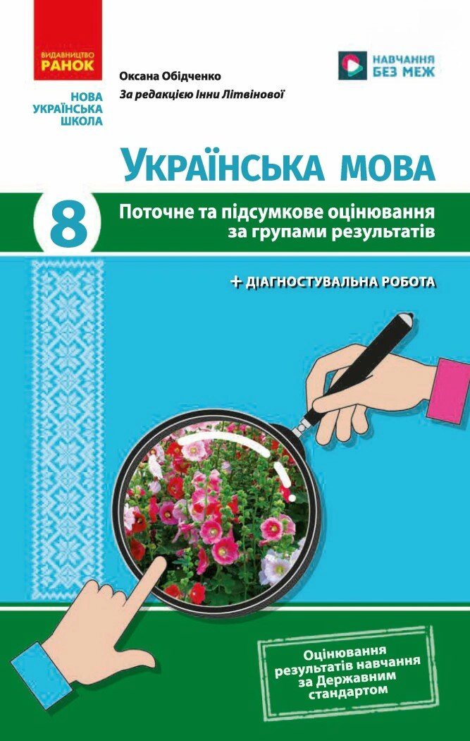 Українська мова. 8 клас. Поточне та підсумкове оцінювання за групами результатів — фото 3